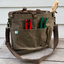 Load image into Gallery viewer, Gardener&#39;s Multipurpose Shoulder Bag  | For Tools, the Market or Harvest
