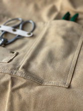 Load image into Gallery viewer, Gardening Apron - Waxed Canvas Apron with Pockets
