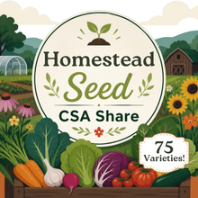 Load image into Gallery viewer, Homestead Seed CSA Share - Bulk Quantities + Over 50 Varieites Curated for Your Area!
