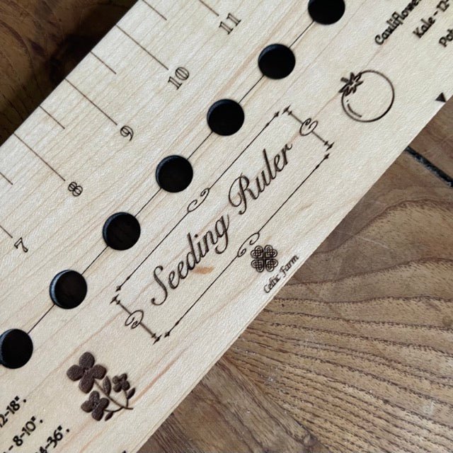 American Hardwood Seed and Bed Ruler - Made in US with American Lumber ...