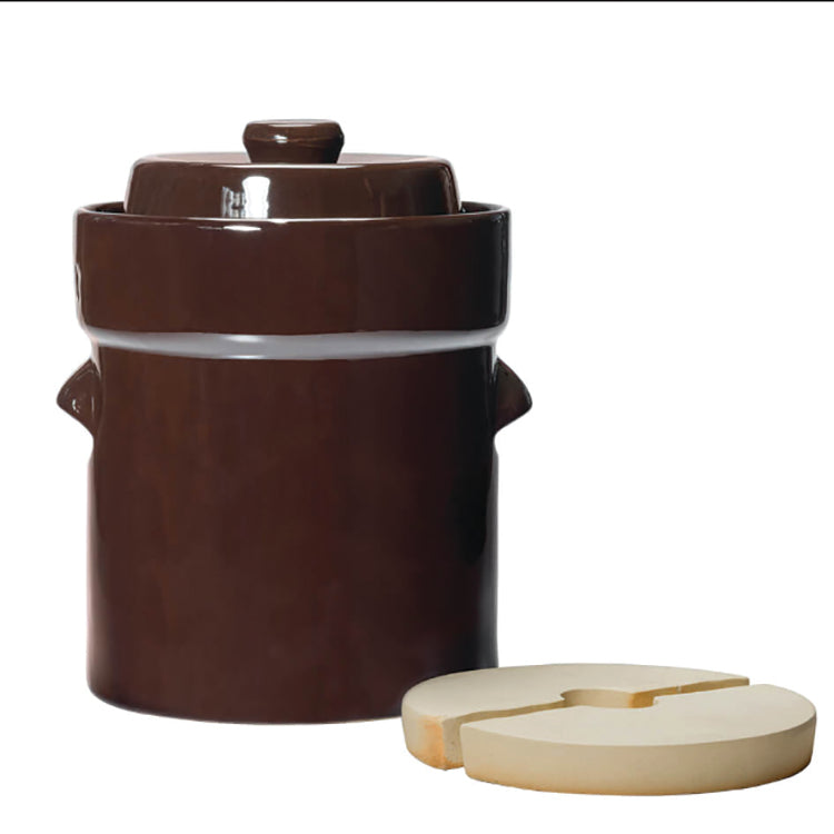 FERMENTATION CROCK WITH LID & WEIGHTS