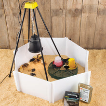 Load image into Gallery viewer, CHICKEN BROODER KIT WITH HEAT LAMP
