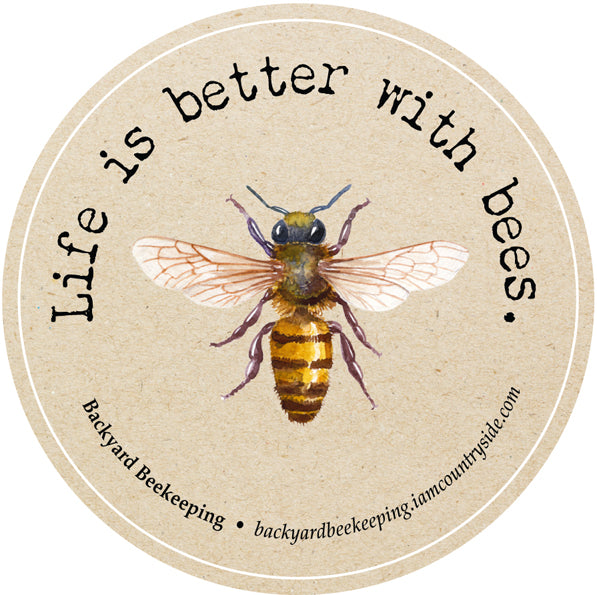 Life is Better With Bees Sticker