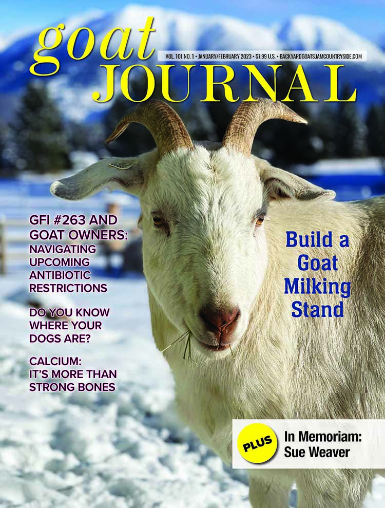 GOAT JOURNAL MAGAZINE, JANUARY/FEBRUARY 2023